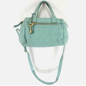 Fossil Erin Crossbody Leather Purse Blue